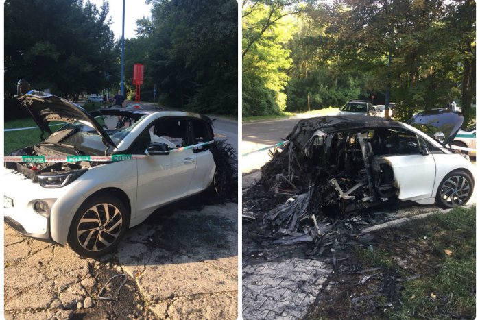 Ilustračný obrázok k článku Polícia vyšetruje okolnosti nočného požiaru elektromobilu v Bratislave