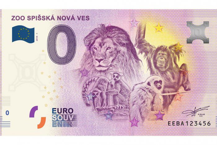 Ilustračný obrázok k článku Lákavá novinka: V novoveskej zoo si budete môcť kúpiť nulovú eurobankovku
