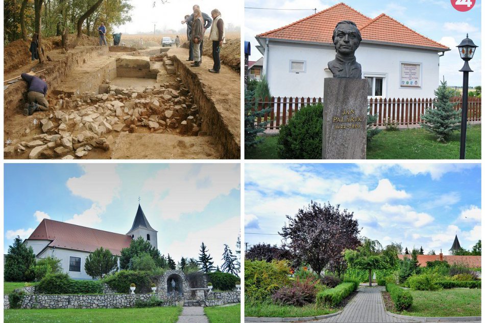 Ilustračný obrázok k článku Dedinka pri Trnave s Veľkomoravským hradiskom: Obec, kde si ctia známeho spisovateľa