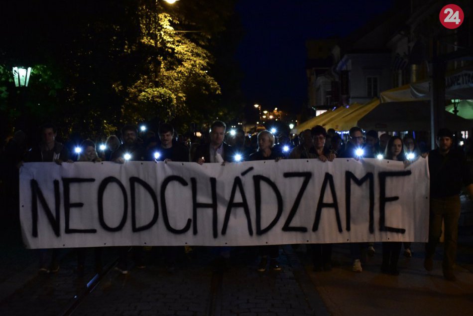 Ilustračný obrázok k článku VIDEO: Na Hlavnej ulici sa konal ďalší zo série protestov Za slušné Slovensko