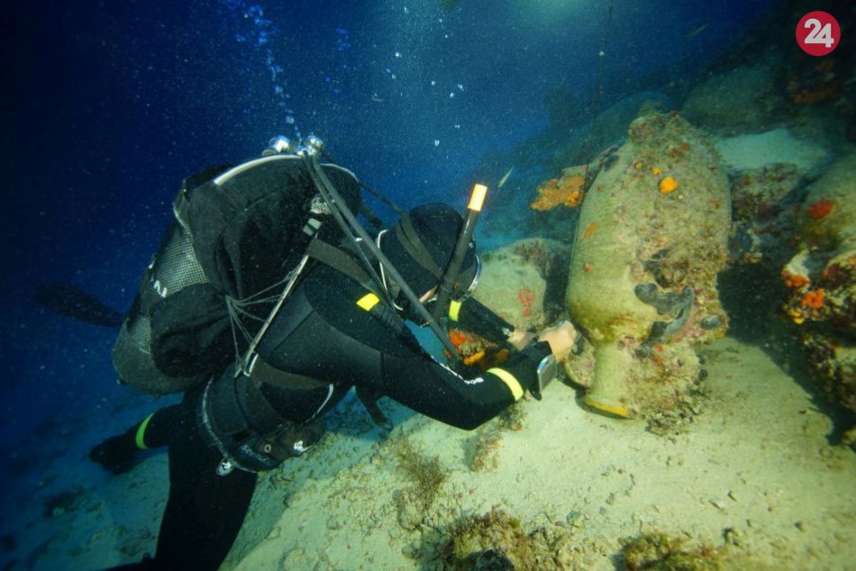 Ilustračný obrázok k článku Poklad pod hladinou: V Egejskom mori našli ďalšie vraky lodí z antiky