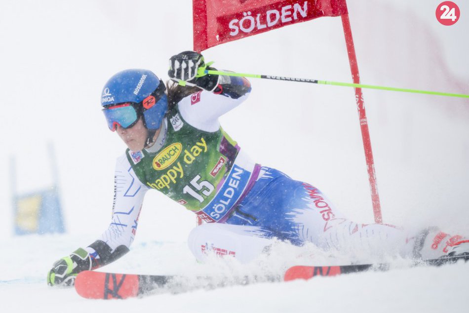 Ilustračný obrázok k článku Vlhovej nevyšiel úvodný obrovský slalom v sezóne, FOTO