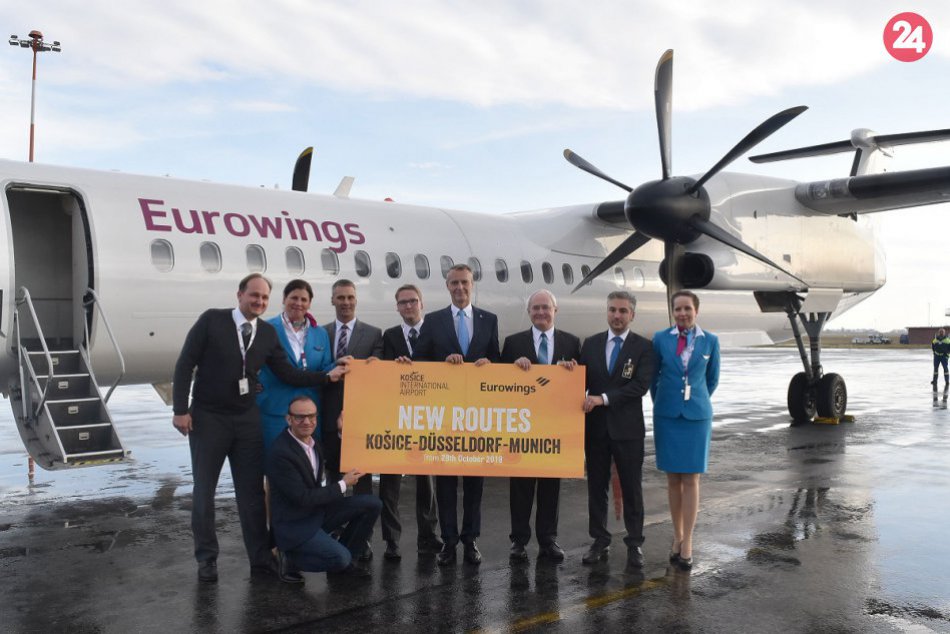 Ilustračný obrázok k článku FOTO: Eurowings začal lietať z Košíc do Düsseldorfu a Mníchova