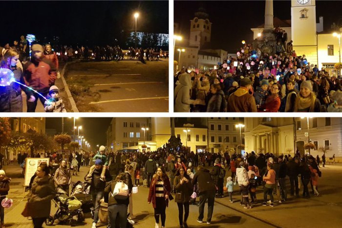 Ilustračný obrázok k článku FOTO: Nočnú Bystricu rozžiarili lampióny. V sprievode kráčalo vyše 1000 ľudí