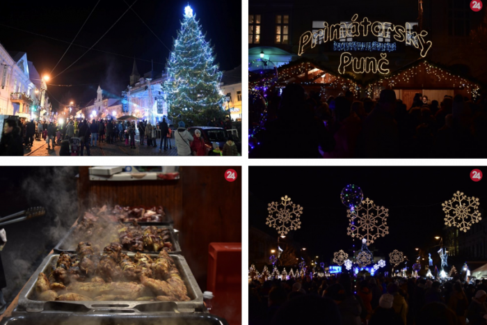Ilustračný obrázok k článku VIDEO+FOTO: Na Hlavnej rozsvietili 17-metrový vianočný stromček, začali sa trhy