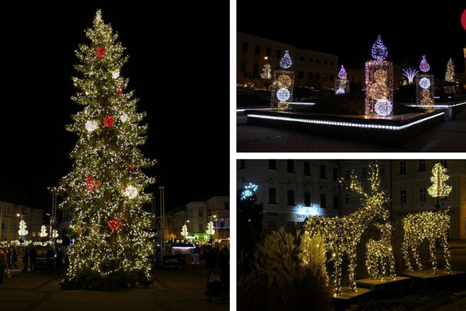 Ilustračný obrázok k článku FOTO: Pohľad, ktorý stojí za to: Vianočná nádhera v centre nočnej Bystrice