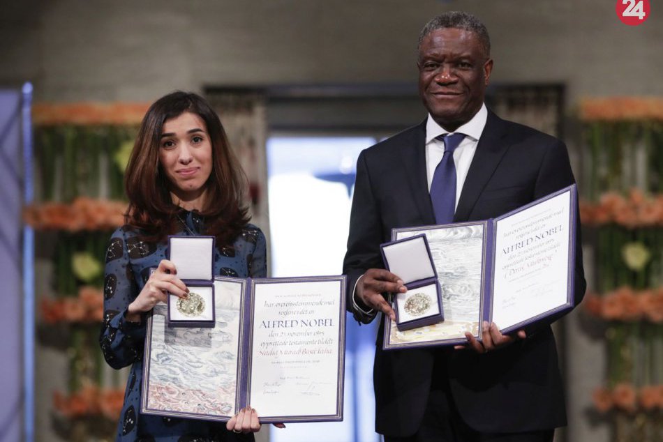 Ilustračný obrázok k článku FOTO: Laureáti si prezvali tohtoročnú Nobelovu cenu mieru