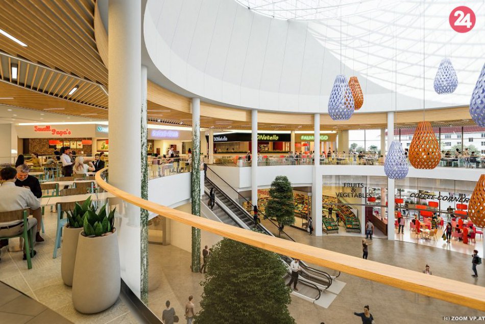 Ilustračný obrázok k článku Polus City Center prechádza rekonštrukciou, ktorá zmení interiér aj exteriér budovy