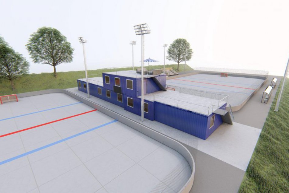 Ilustračný obrázok k článku Nové VIZUALIZÁCIE: Takto bude vyzerať hokejbalový stánok v Nitre