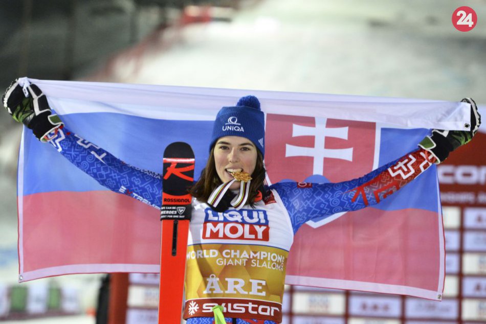 Ilustračný obrázok k článku Svetová Petra Vlhová: V obrovskom slalome na Majstrovstvách sveta získala zlato!