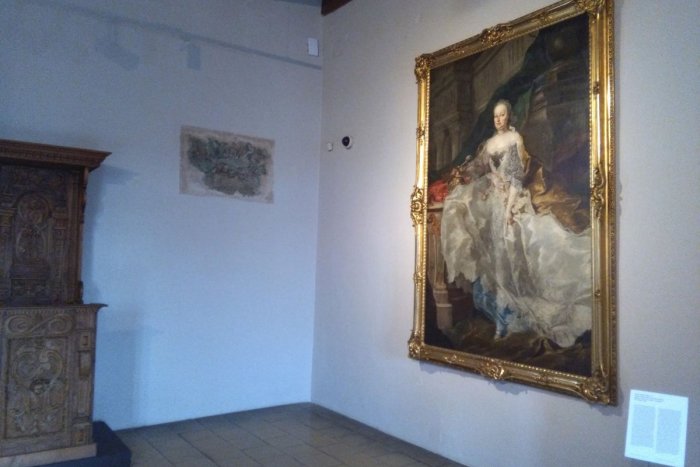 Ilustračný obrázok k článku Na Zvolenskom zámku môžu návštevníci obdivovať jedinečný obraz: Portrét Márie Terézie