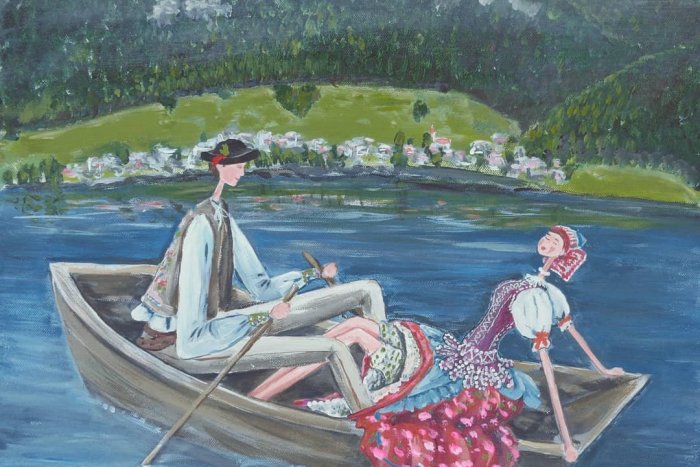 Ilustračný obrázok k článku Výstava dobšinskej umelkyne obohatí rožňavskú galériu: Obrazy s tematikou folklóru