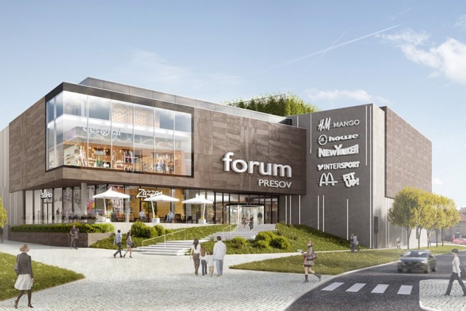 Ilustračný obrázok k článku Onedlho sa oficiálne zaháji výstavba OC Forum v Prešove: Tu sú jeho VIZUALIZÁCIE