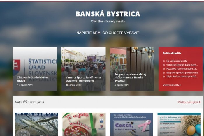Ilustračný obrázok k článku Bystrica spúšťa nový web mesta do ostrej prevádzky. S týmto treba počítať