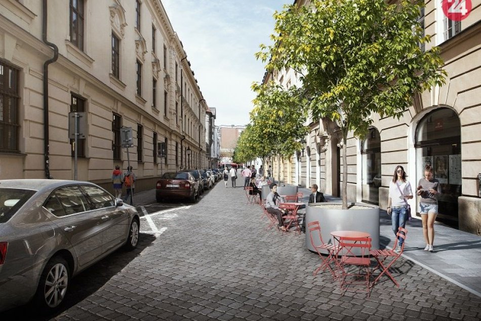Ilustračný obrázok k článku Viac zelene a priestoru pre chodcov: Klobučnícka ulica sa zmení k lepšiemu