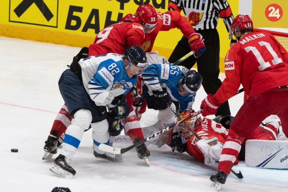 Ilustračný obrázok k článku Fíni si zahrajú vo finále: Skvelé hokejové divadlo s Ruskom rozhodol ich kapitán, FOTO
