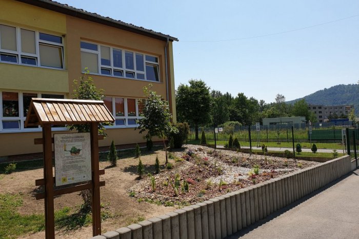 Ilustračný obrázok k článku NOVINKA v areáli revúckej školy: Skrášľuje ho dažďová záhrada