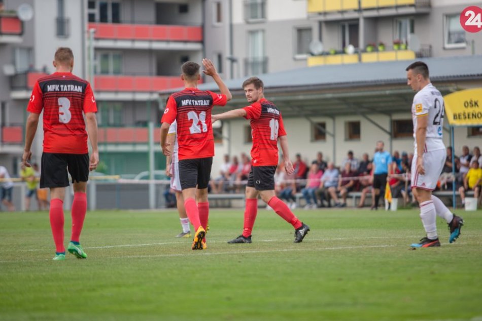 Ilustračný obrázok k článku Tatran v Slovnaft Cupe víťazne: Bešeňovu strelil sedem gól