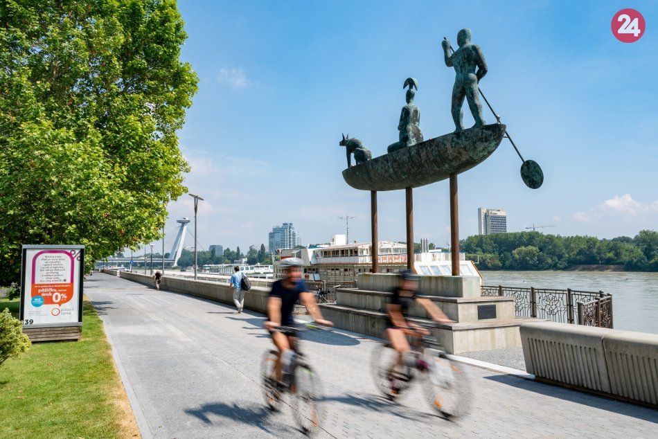 Ilustračný obrázok k článku Dobrá správa nielen pre cyklistov: Posledný úsek Dunajskej promenády je zrekonštruovaný