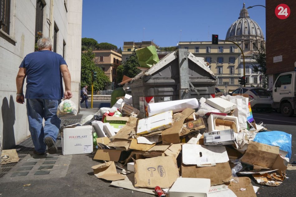 Ilustračný obrázok k článku Na uliciach v Ríme sa kopí odpad: Ohrozuje zdravie obyvateľov aj turistov