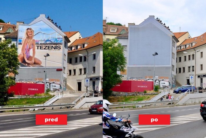 Ilustračný obrázok k článku Nevhodný megaboard v historickej časti Bratislavy je konečne minulosťou!