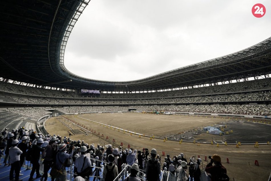 Ilustračný obrázok k článku Olympijské hry 2020 v Tokiu: Štadión je na 90 percent dokončený, FOTO