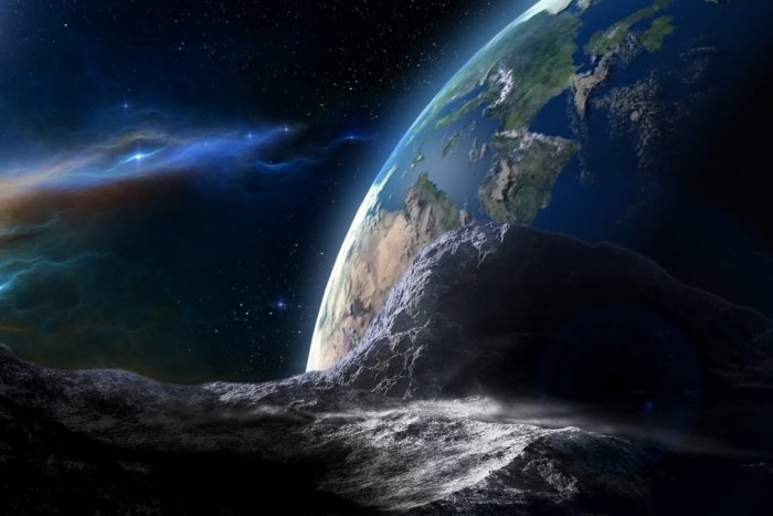 Ilustračný obrázok k článku Zem tesne minul obrovský asteroid: Stret by spôsobil explóziu podobnú výbuchu atómovej bomby