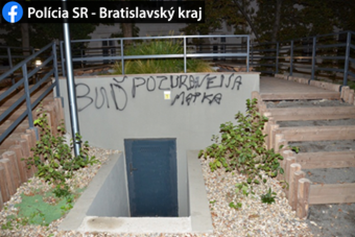 Ilustračný obrázok k článku Polícia obvinila 54-ročného sprejera, poškodil vodojem v bratislavskom parku