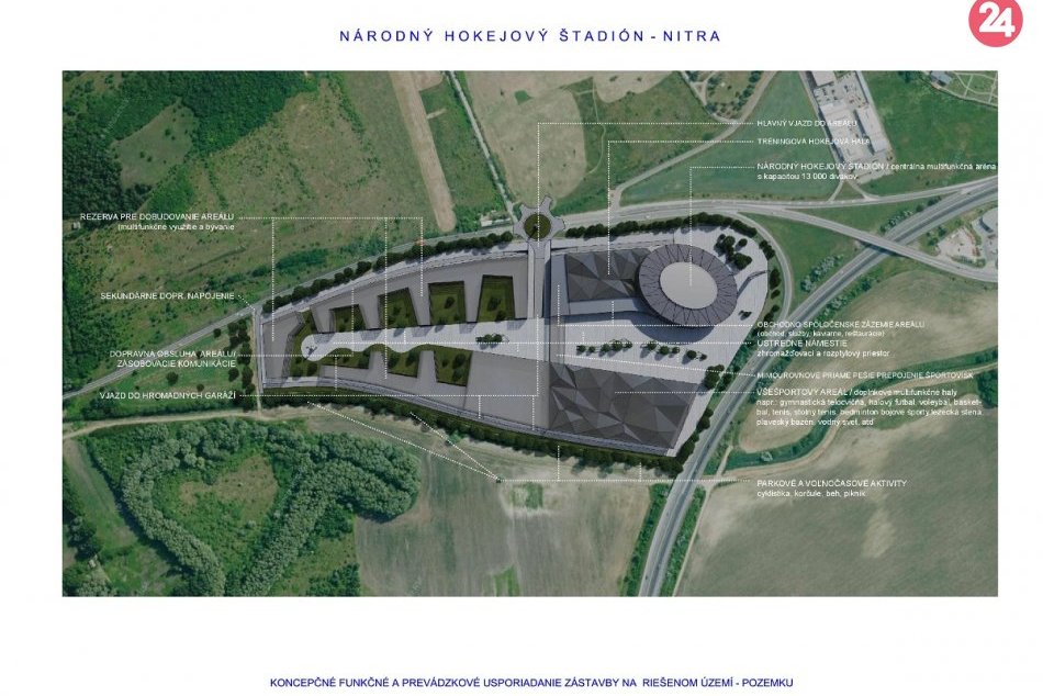 Ilustračný obrázok k článku Pre SZĽH nie je národný hokejový štadión priorita: Zapadne návrh Nitry prachom?