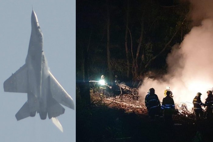 Ilustračný obrázok k článku V Nitrianskom kraji havarovala stíhačka MiG-29: Pilot sa stihol katapultovať