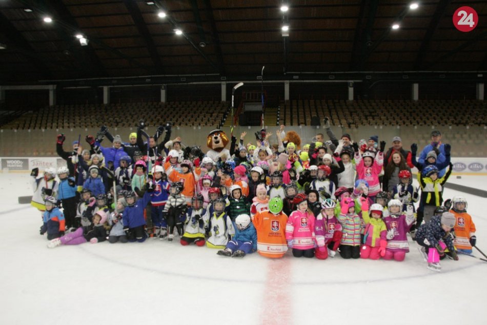 Ilustračný obrázok k článku Náborová akcia Deti na hokej pritiahla na humenský zimák takmer stovku detí, FOTO