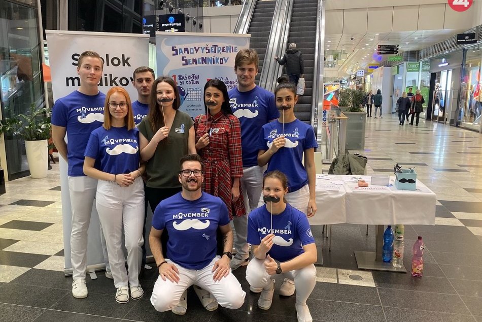 Ilustračný obrázok k článku Piaty ročník osvetovej zdravotnej akcie Movember bol úspešný, oslovil viac ako 700 ľudí, FOTO