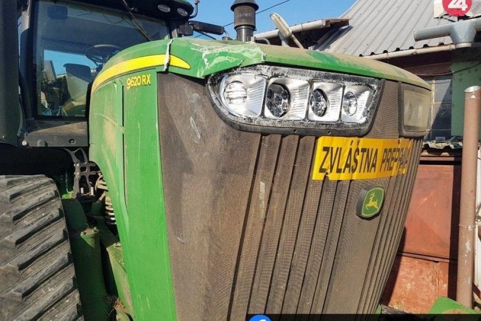 Ilustračný obrázok k článku Kuriózna nehoda v okrese Nové Zámky: Traktorista narazil do stĺpu elektrického vedenia