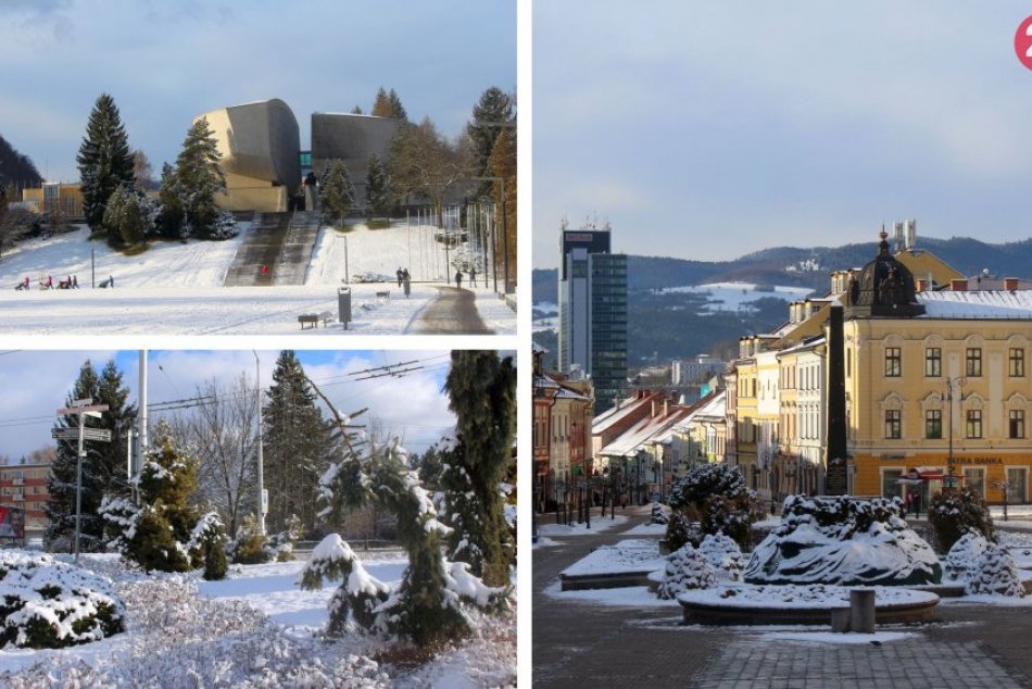 Ilustračný obrázok k článku Bystričania sa dočkali zimnej idylky: Mesto sa odelo do bielej, FOTO
