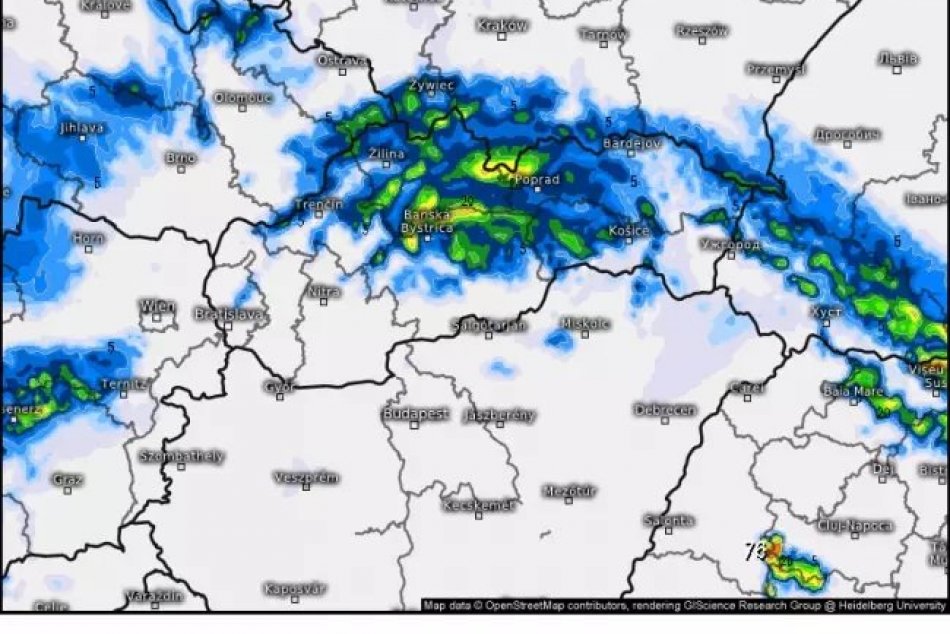Ilustračný obrázok k článku Sledujte, čo sa valí na Ružomberok: Meteorológovia varujú pred orkánom, snežením aj dažďom!