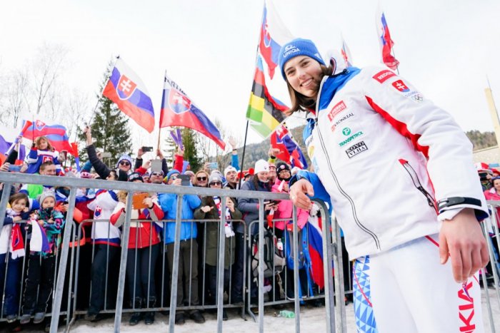Ilustračný obrázok k článku Reakcia Petry Vlhovej na slalomové víťazstvo v Kranjskej Gore, VIDEO