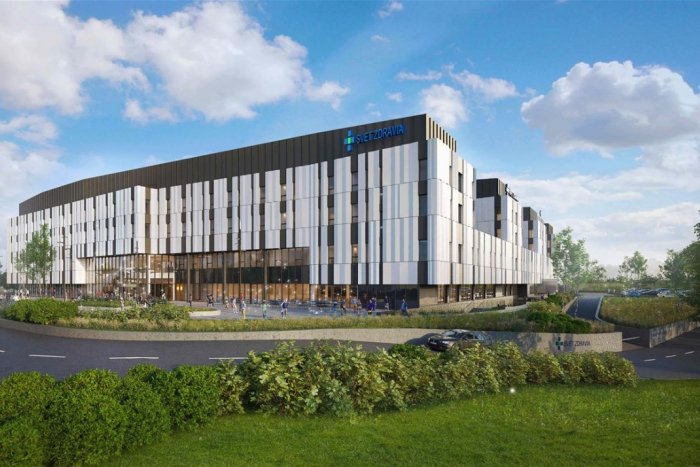 Ilustračný obrázok k článku Nová moderná nemocnica v Bratislave: Hrubá stavba na Boroch by mala byť čoskoro dokončená