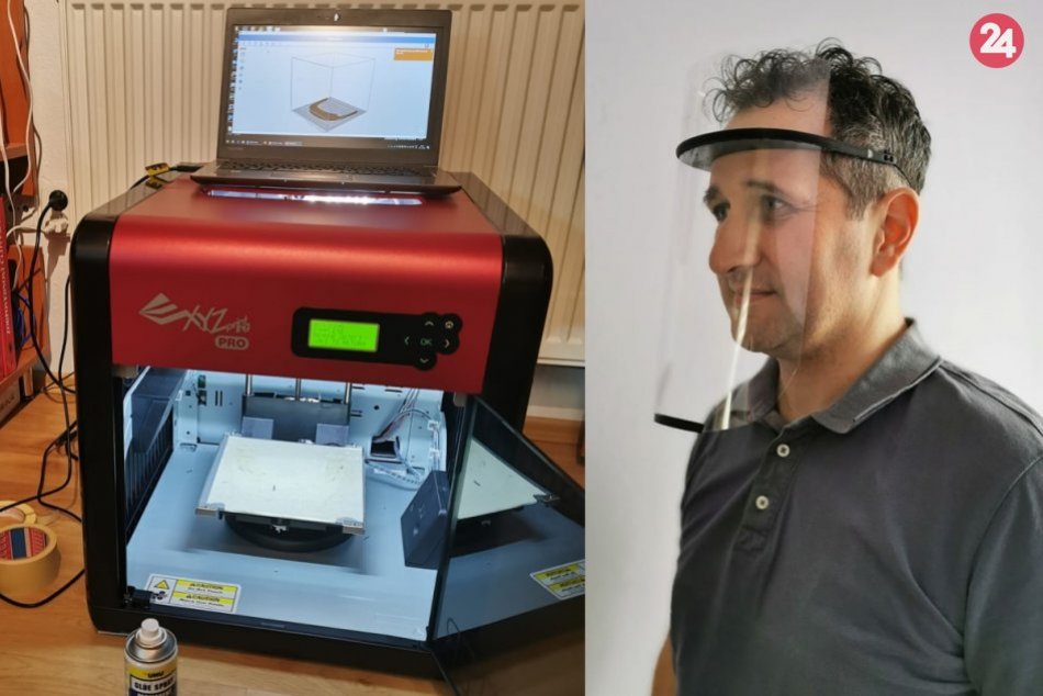 Ilustračný obrázok k článku Koronavírus: Informatici na UKF vyrábajú na 3D tlačiarni štíty pre zdravotníkov
