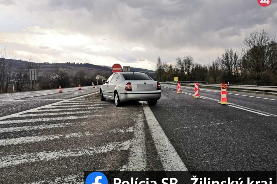 Ilustračný obrázok k článku Vodička pri Žiline sa prepočítala: Chytili ju na hranici okresu a niečo nebolo v poriadku