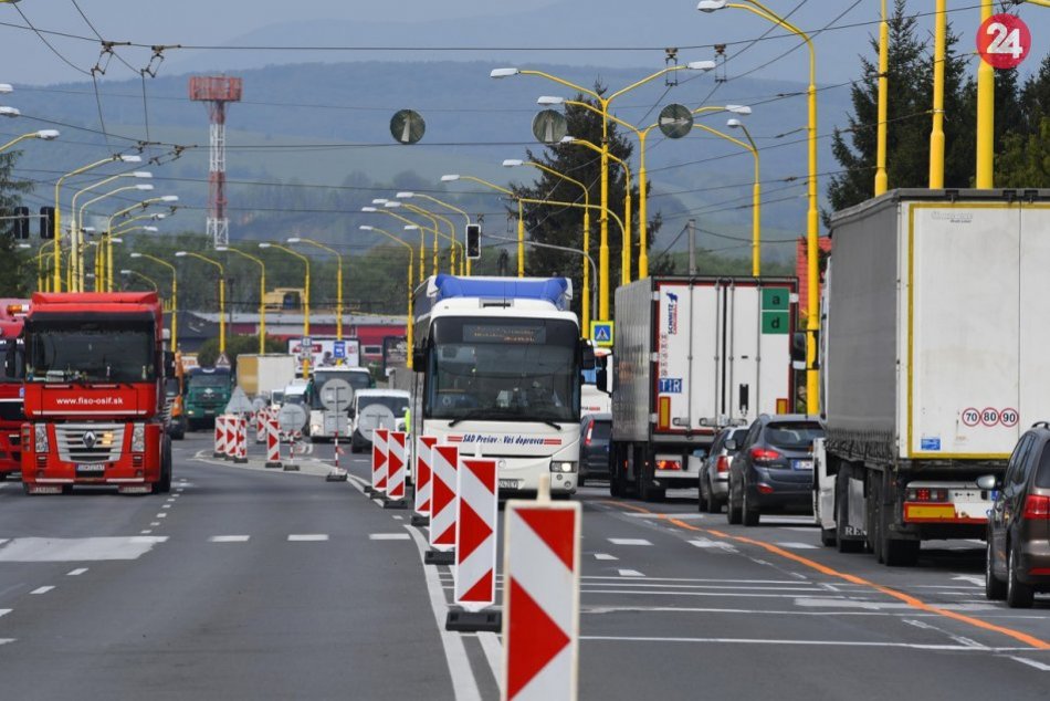 Ilustračný obrázok k článku Doprava pred Prešovom si pýta trpezlivosť: Kvôli obmedzeniam sa vytvárajú kolóny, FOTO