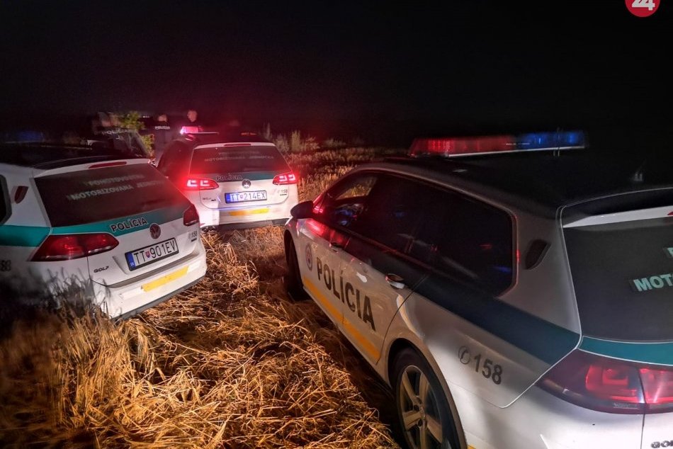 Ilustračný obrázok k článku Bláznivá naháňačka: Vodič sa snažil policajtov vytlačiť z cesty, zastavil ho náraz na poli