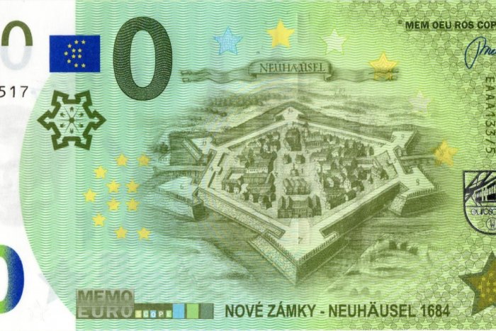 Ilustračný obrázok k článku Lákavý suvenír: Novozámocká pevnosť sa stala motívom novej bankovky