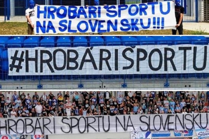 Ilustračný obrázok k článku Futbaloví fanúšikovia sa dali dokopy a vláde odkazujú: Ste HROBÁRI nášho športu! FOTO