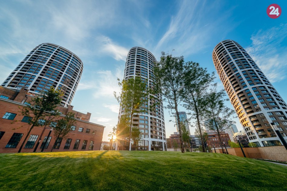 Ilustračný obrázok k článku Chcete žiť vo štvrtej veži Sky Park-u? Hoci výstavba ešte nezačala, byty idú na dračku