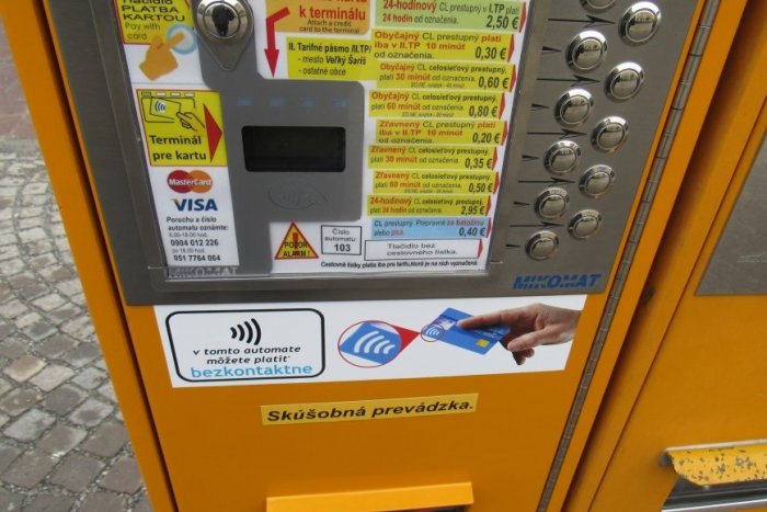 Ilustračný obrázok k článku Bezkontaktná platba v automatoch prešovskej MHD: Pribudli ďalšie dve lokality