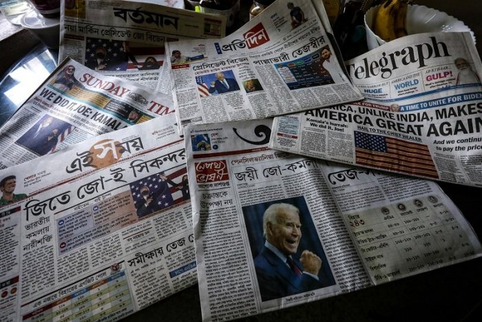 Ilustračný obrázok k článku "Odchod bez dôstojnosti" či "Boh žehnaj Amerike": Svetové médiá reagujú na prezidentský výsledok