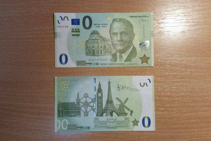 Ilustračný obrázok k článku Dominuje motív slávnej osobnosti: Prešov má eurobankovku s rodákom zo Šariša, FOTO