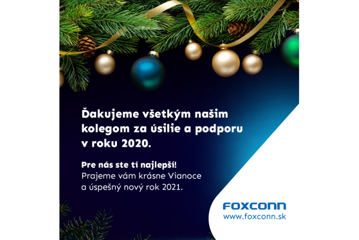 Ilustračný obrázok k článku Foxconn Slovakia ďakuje všetkým zamestnancom