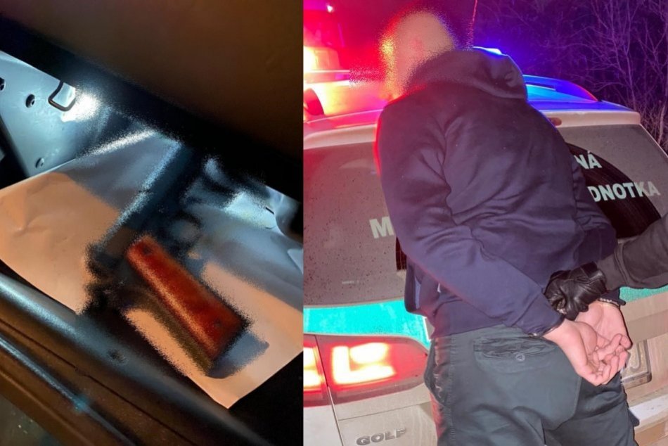 Ilustračný obrázok k článku Zásah ako z akčného filmu: V podozrivom aute objavili zbraň, FOTO