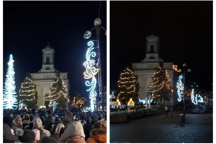 Ilustračný obrázok k článku Smutné porovnanie z centra Popradu: Miesto vianočných trhov máme prázdne mesto, FOTO